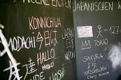 An excursion into the Japanese language. Hello and Konnichiwa
